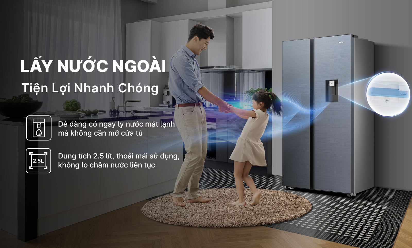 Tủ lạnh Aqua Inverter 
