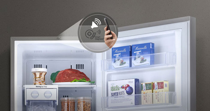 Tủ lạnh LG Inverter LTD37BLM có khả năng chẩn đoán lỗi 