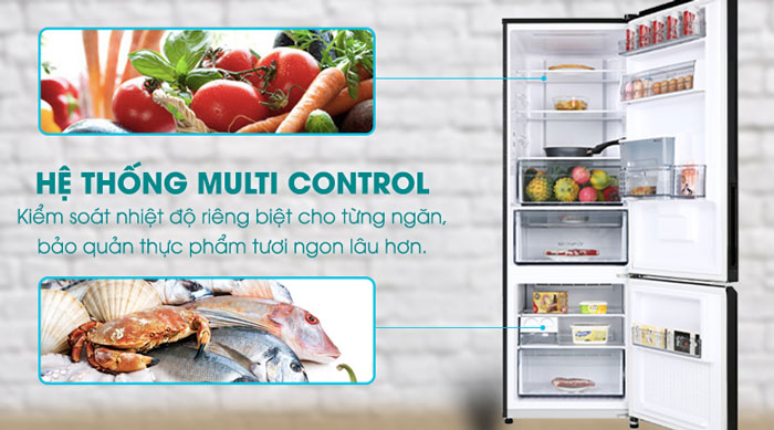Panasonic NR BC360WKVN được trang bị công nghệ Multi Control là hệ thống điều chỉnh đa dụng