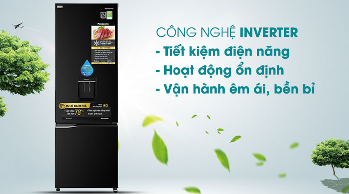Panasonic NR BC360WKVN có khả năng tiết kiệm điện năng hiệu quả