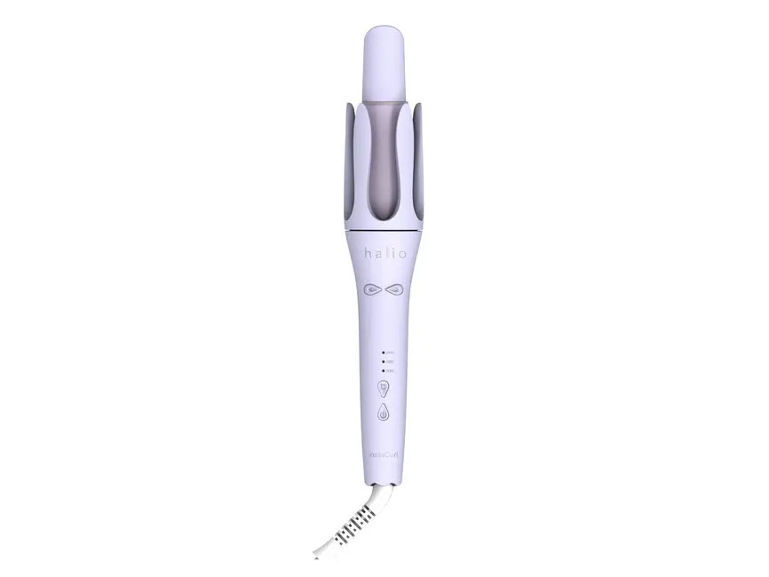 Máy uốn tóc tự xoay ion âm Halio instaCurl Premium Automatic Hair Styler Periwinkle