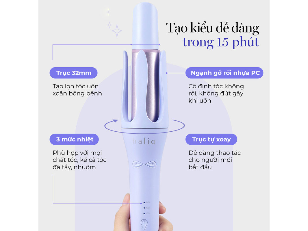 Máy uốn tóc ion âm 