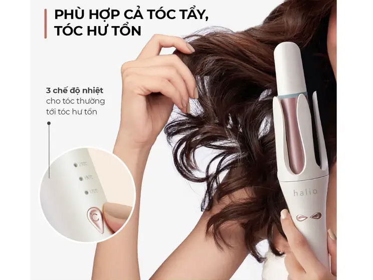 Máy uốn tóc Halio 