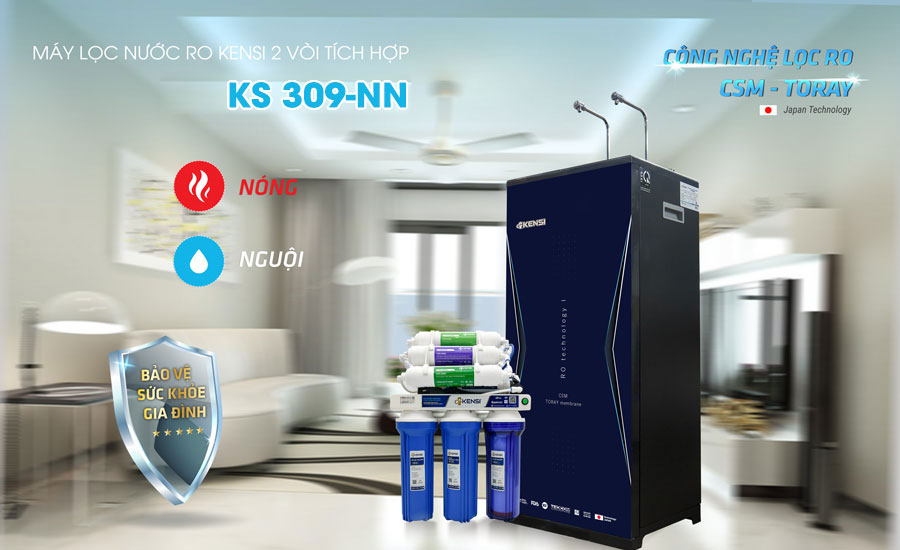 Máy lọc nước nóng nguội Kensi KS-309-99N