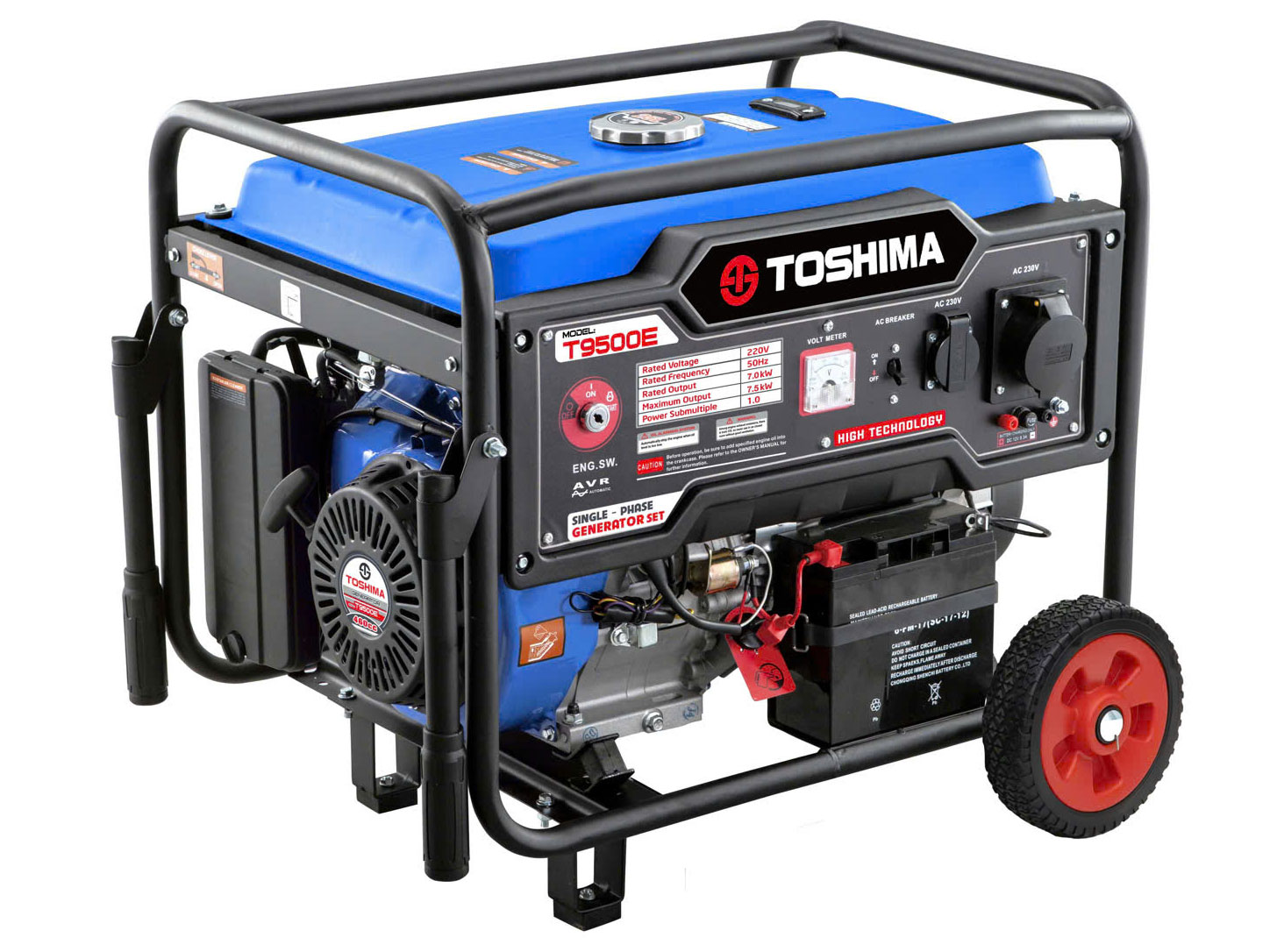 Máy phát điện chạy xăng Toshima T9500 (7.5Kw)