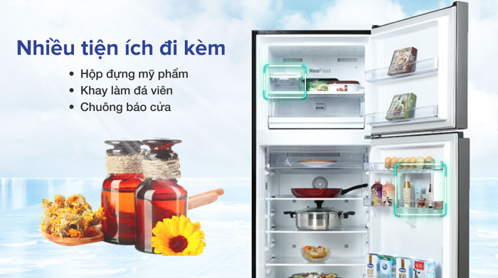 Tủ lạnh Beko RDNT401I50VDK có nhiều tiện ích