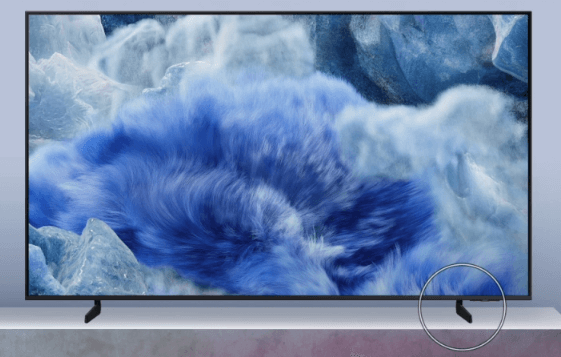 TV Samsung QA65Q8FAAKXXV có chân đế tùy chỉnh độ rộng, chiều cao