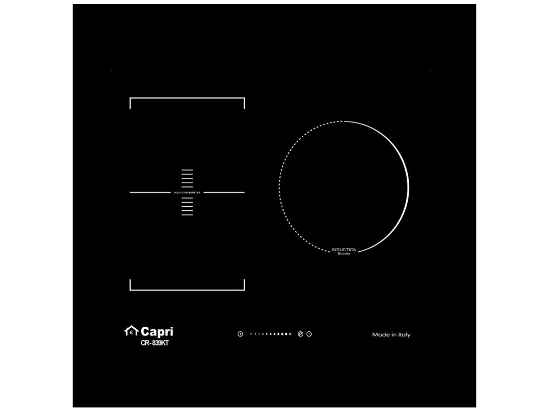 Bếp từ 3 vùng nấu Capri CR-839KT
