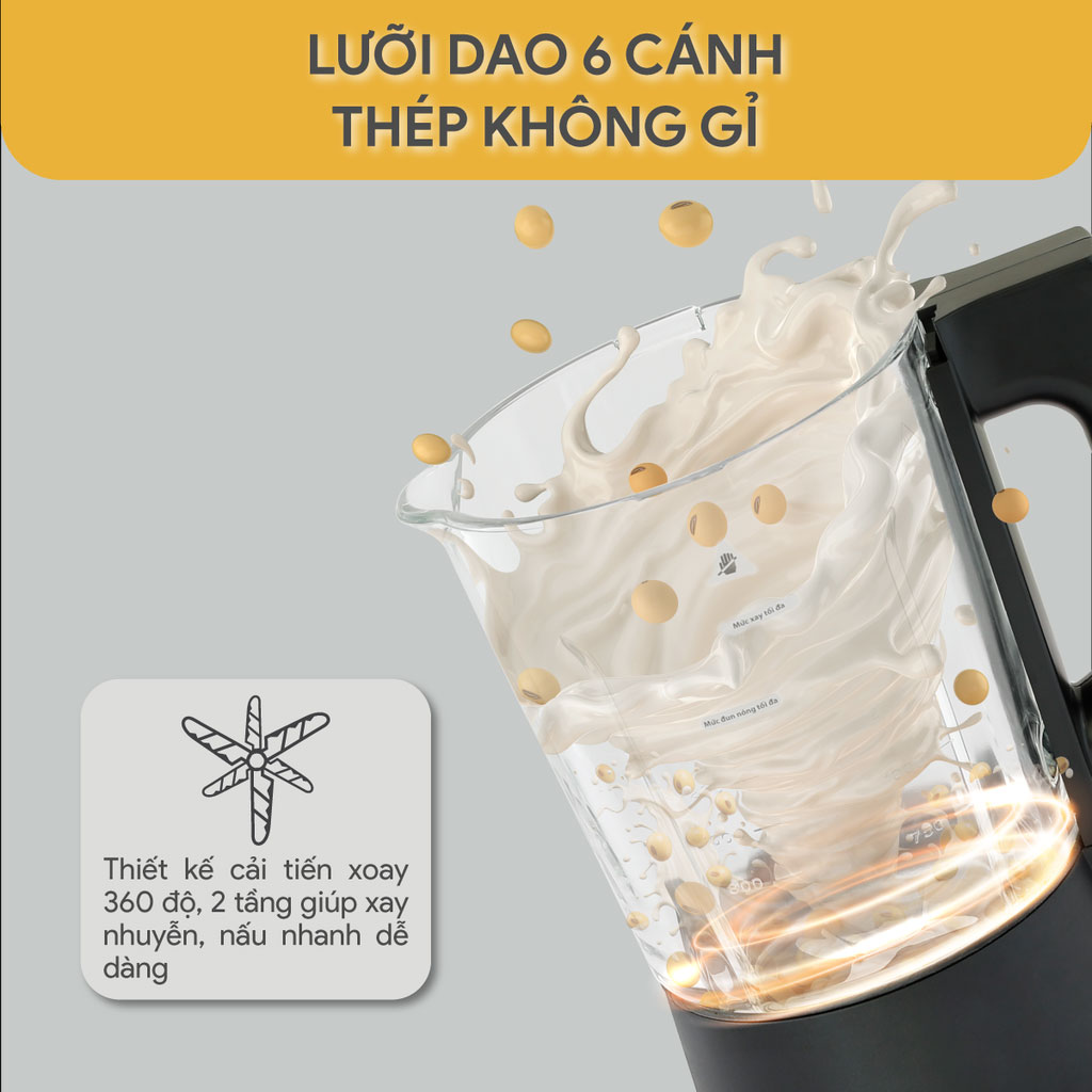 Máy làm sữa hạt đa năng  