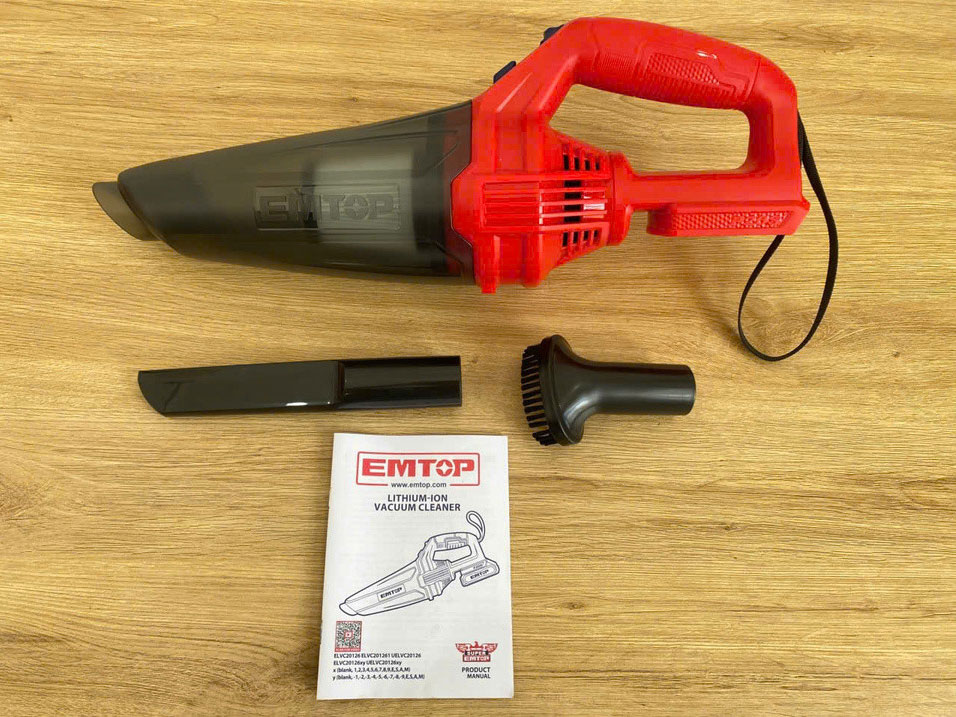 Máy hút bụi dùng pin Emtop  