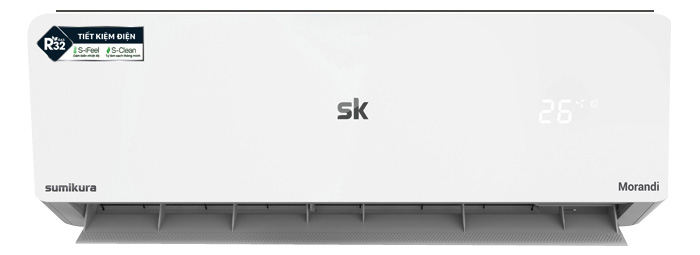 Điều hòa Sumikura SK APS/APO-120 (Morandi) có thiết kế đơn giản, hiện đại