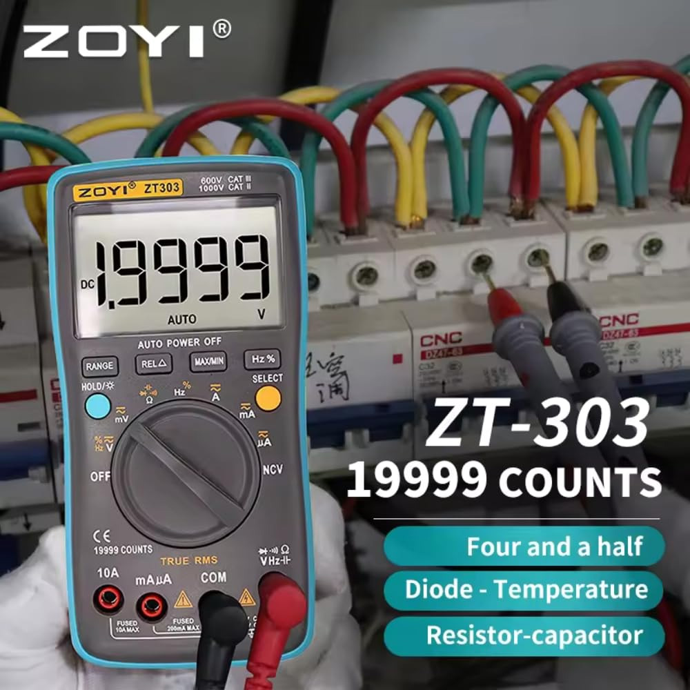Đồng hồ đo điện vạn năng kỹ thuật số Zoyi ZT-303
