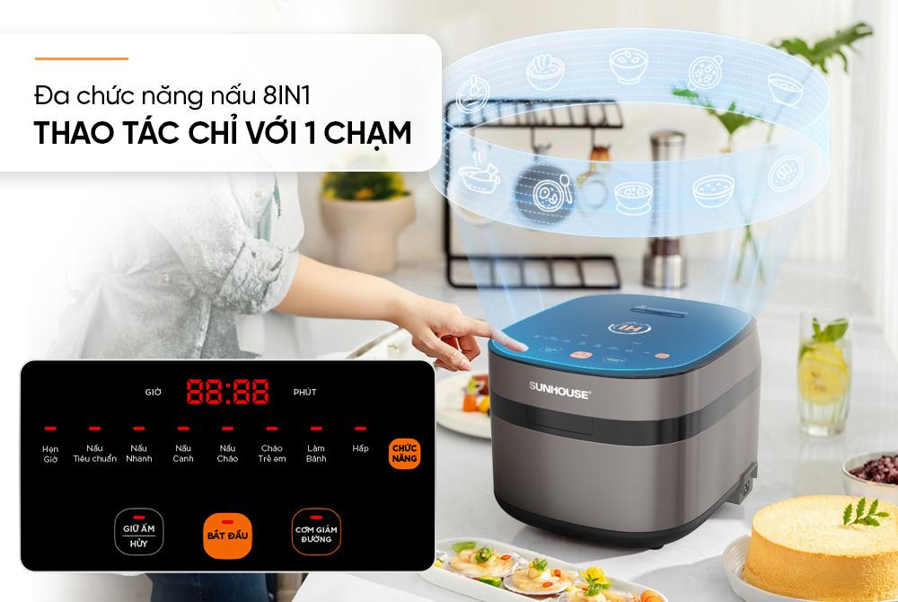 Nồi cơm điện cao tần Sunhouse SHD8826