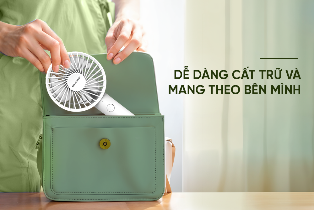 Quạt sàn mini cầm tay  