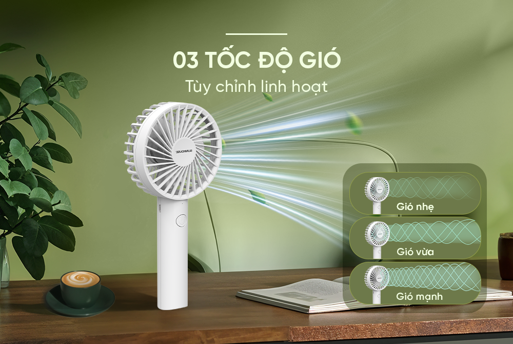 Quạt sạc cầm tay  
