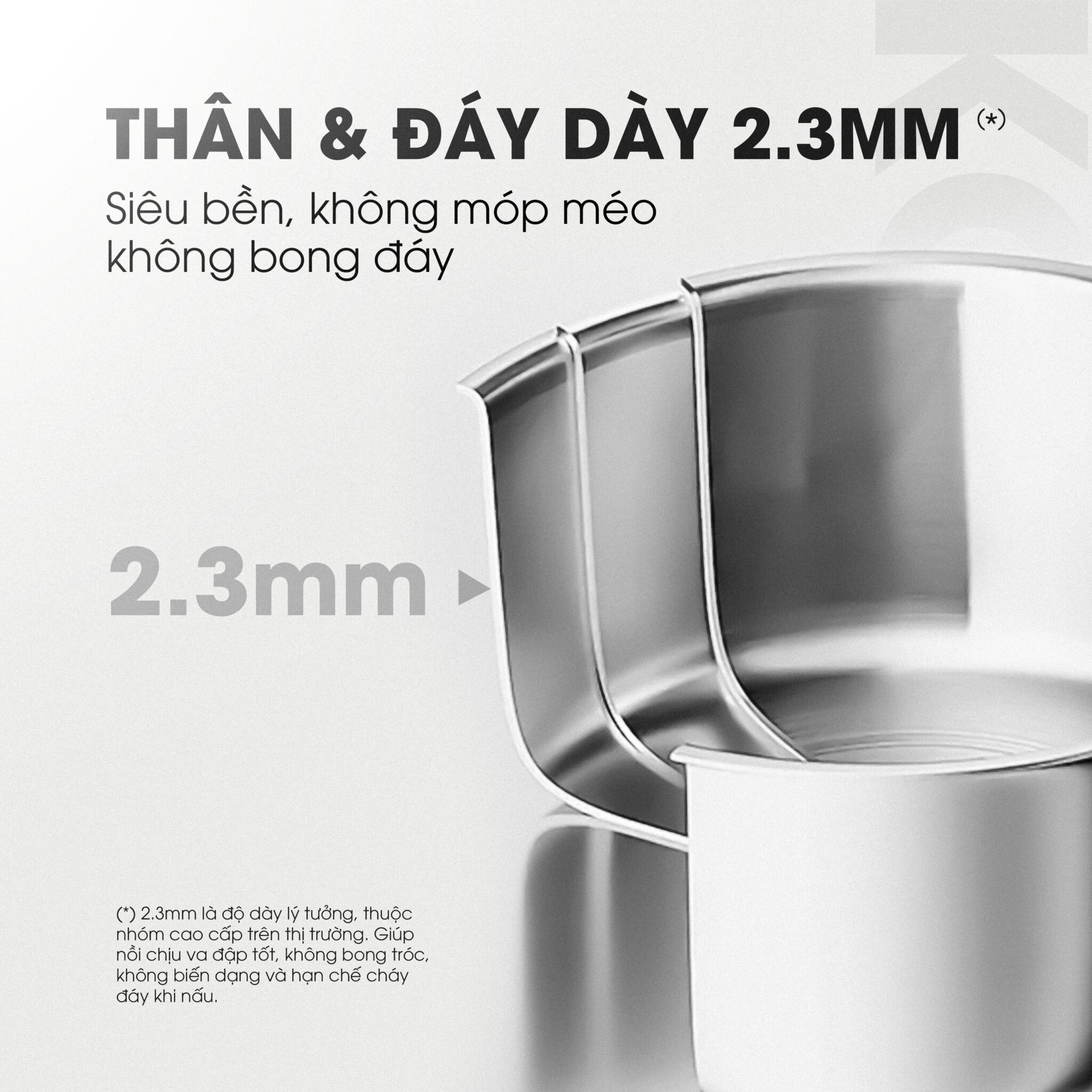 Bộ 3 nồi liền khối Kalite KCS366