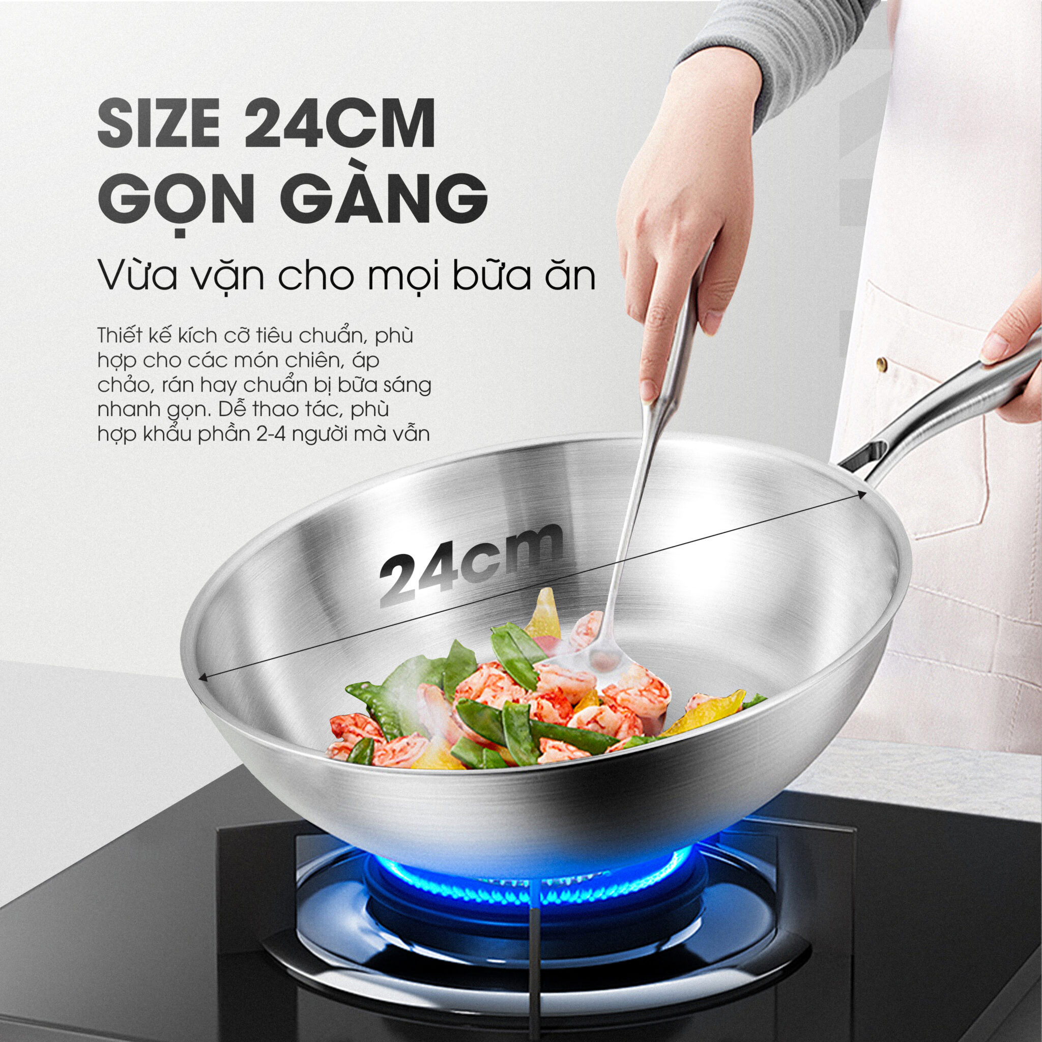 Chảo liền khối cao cấp Kalite KFP2401