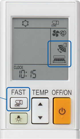 điều hòa Mitsubishi Electric MSZ-HT25VF có chế độ làm lạnh nhanh