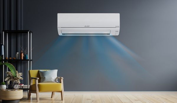 Điều hòa Mitsubishi Electric 9000BTU 2 chiều Inverter MSZ-HT25VF có dàn lạnh hiện đại