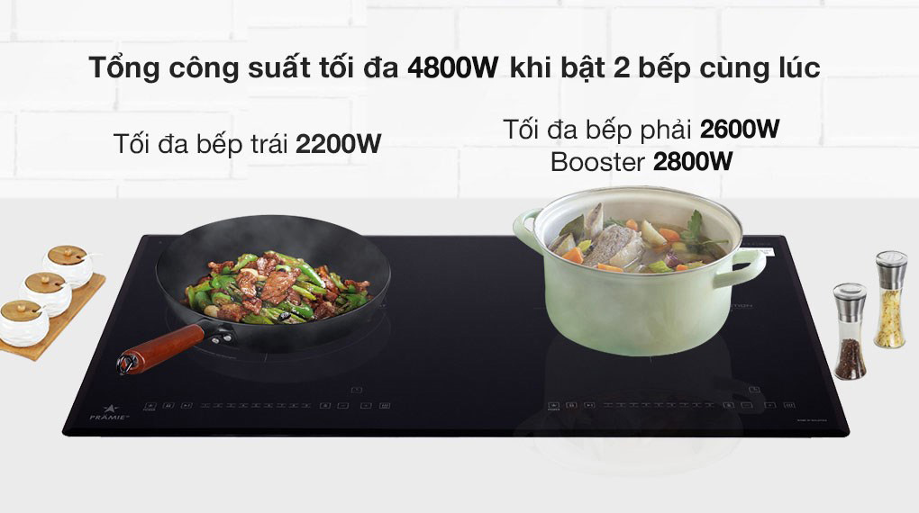 Bếp từ hồng ngoại Pramie PRMY 2108