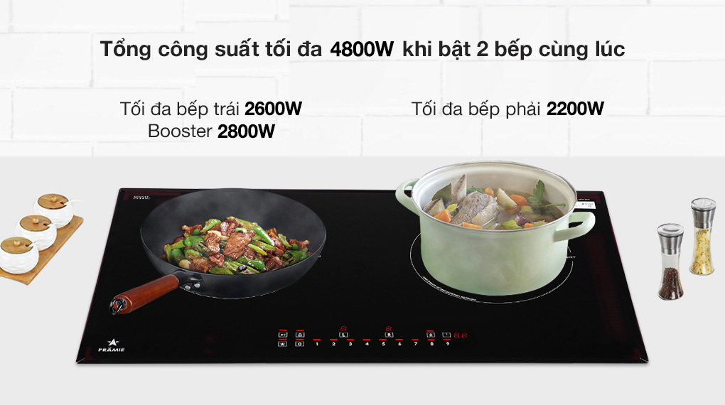 Bếp từ hồng ngoại Pramie PRTH-2101