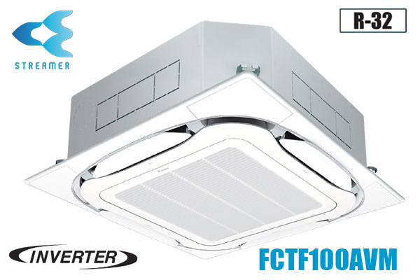 Điều hòa âm trần Daikin FCTF100AVM/RZF100CVM vận hành với công suất 34.000 BTU