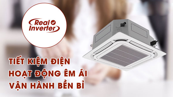 Gree GDC24S6I/GMC24S6I còn được ứng dụng công nghệ Real Inverter mang đến khả năng tiết kiệm điện năng hiệu quả