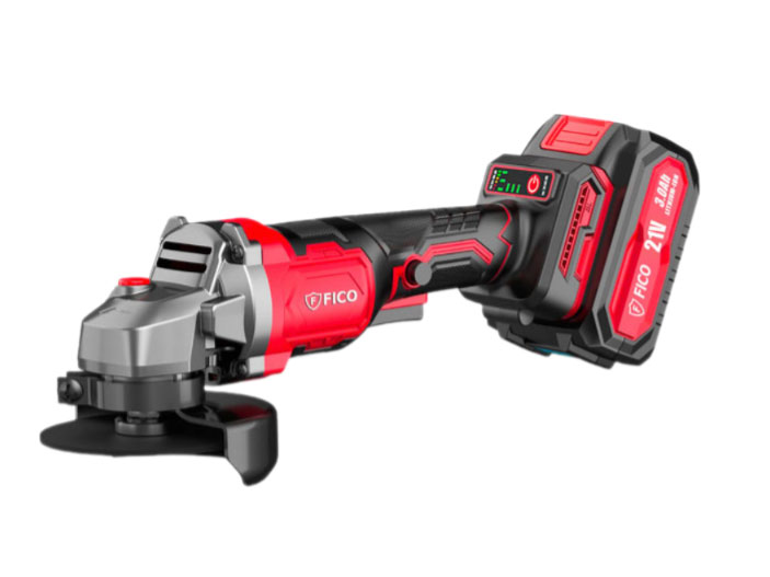 Máy mài góc dùng pin 21V Fico FC-100L (2 pin 3Ah, sạc)
