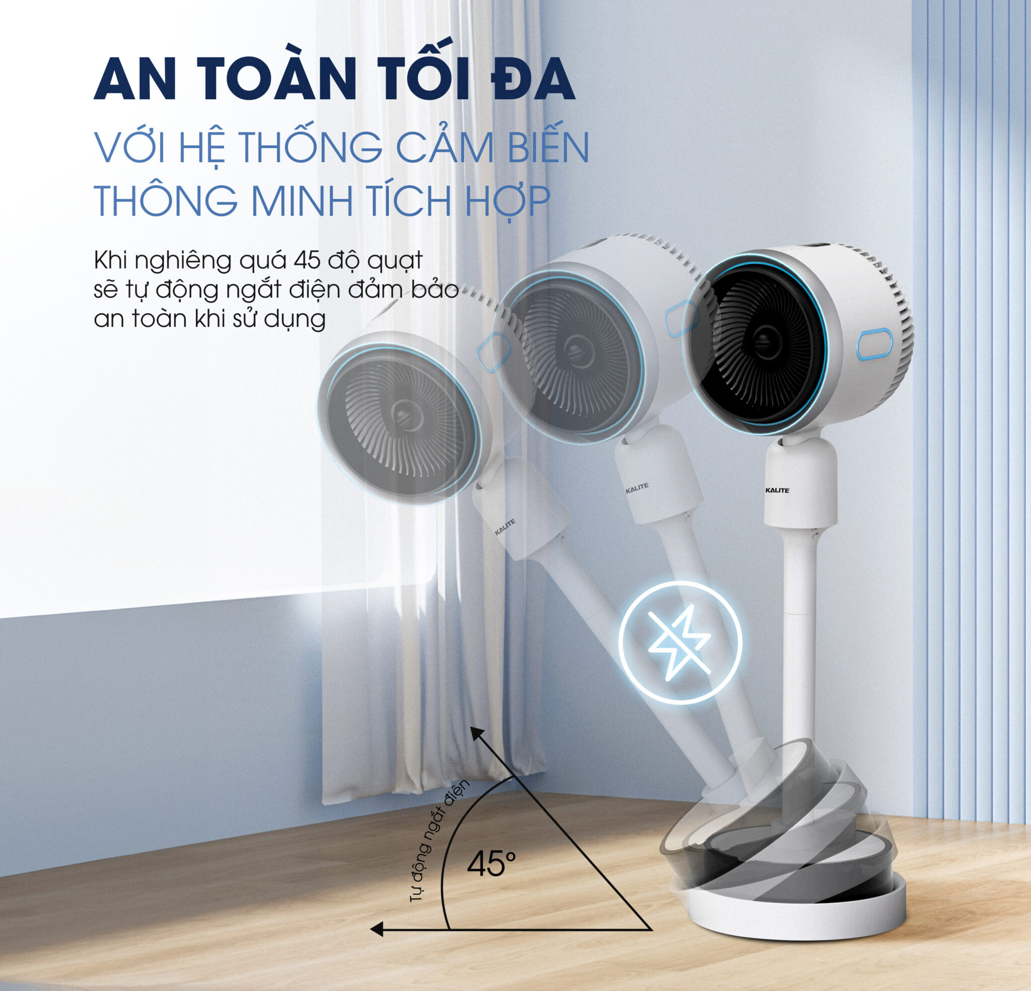 Quạt điều hòa thông minh Kalite