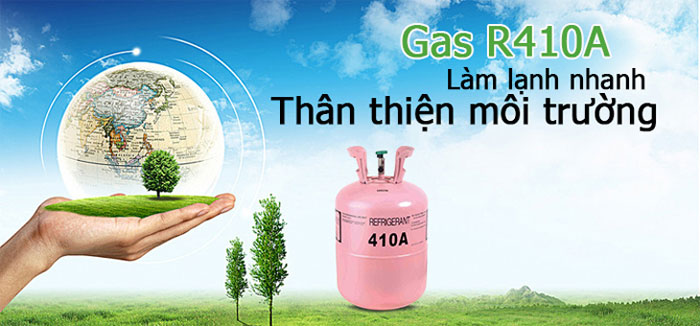 Điều hòa Daikin FCNQ42MV1/RNQ42MY1 sử dụng môi chất lạnh là gas R410a 