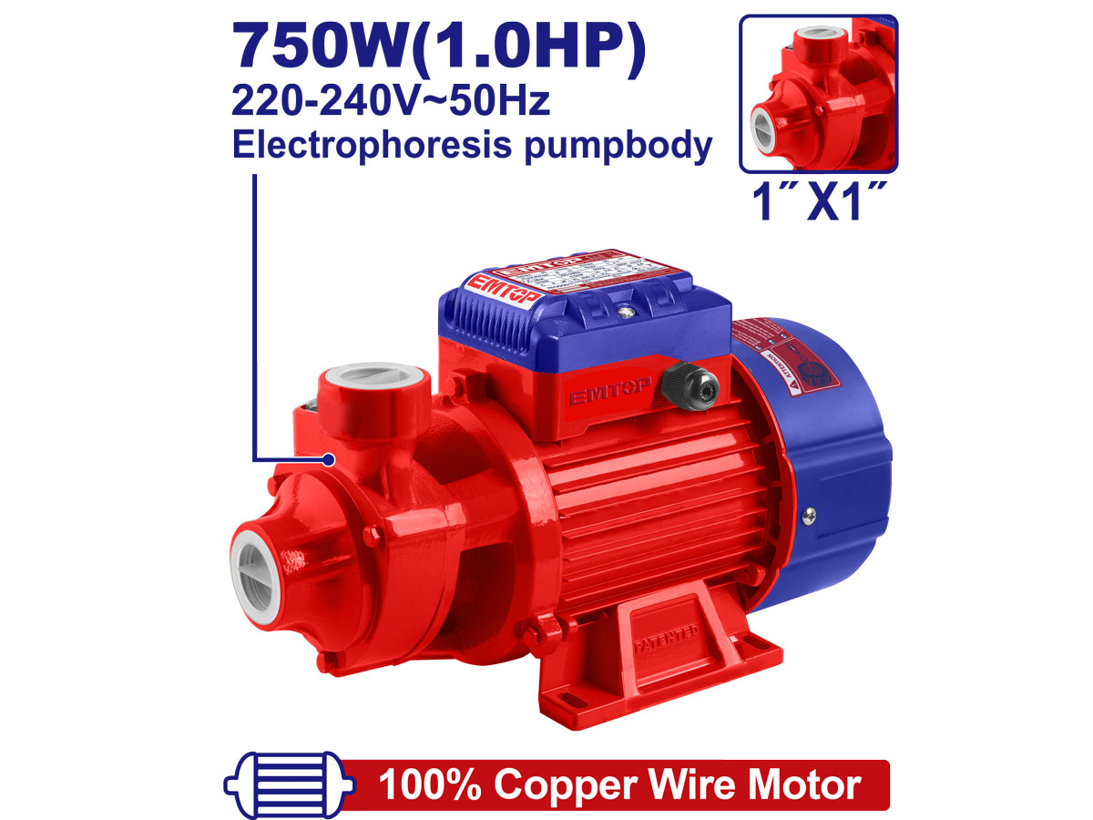 Máy bơm đẩy cao Emtop EWPPV07501
