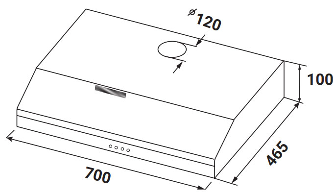 Máy hút mùi Kaff KF-738I