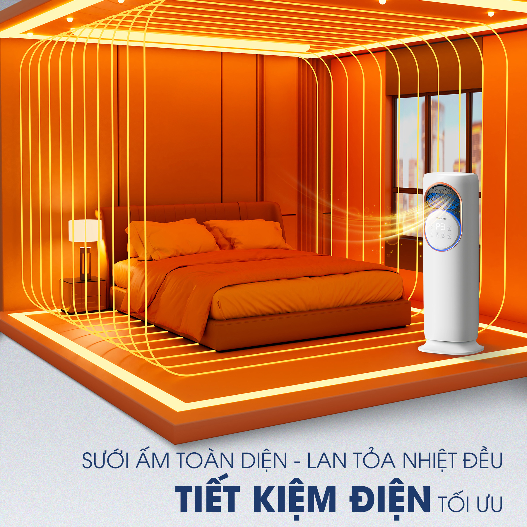 Quạt điều hòa thông minh Kalite KSA368