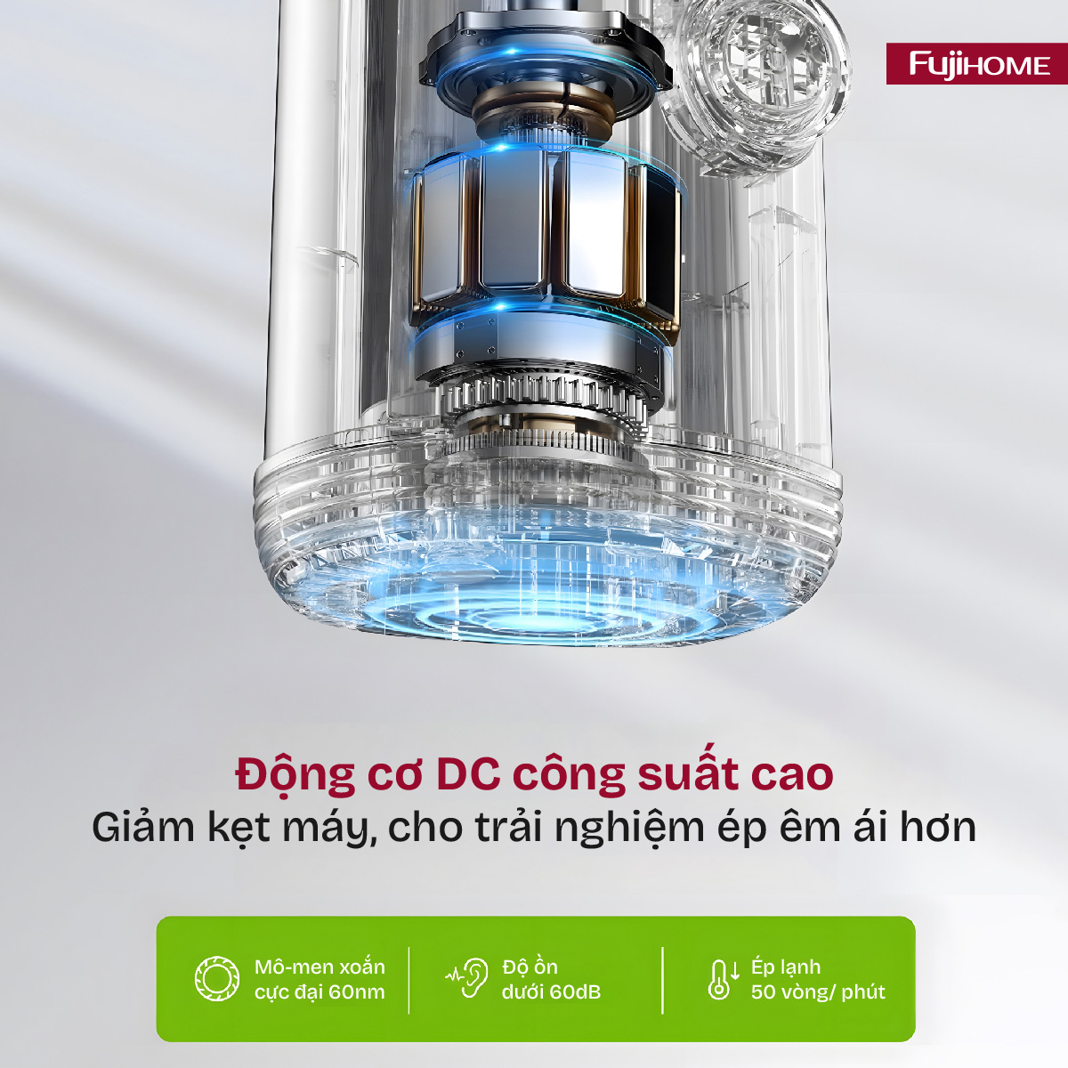 Máy ép chậm Fujihome SJ08