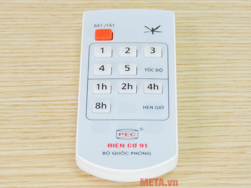 Quạt trần Điện Cơ 91 QT-1500/ĐK đi kèm điều khiển từ xa