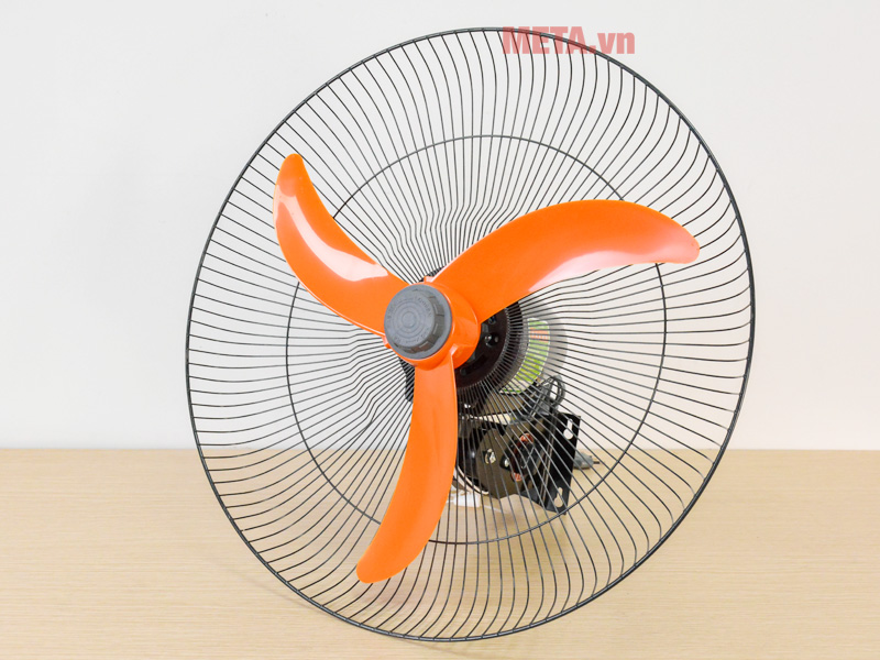 Quạt treo tường Vinawind 450-ĐM 3 cánh bằng nhựa màu cam