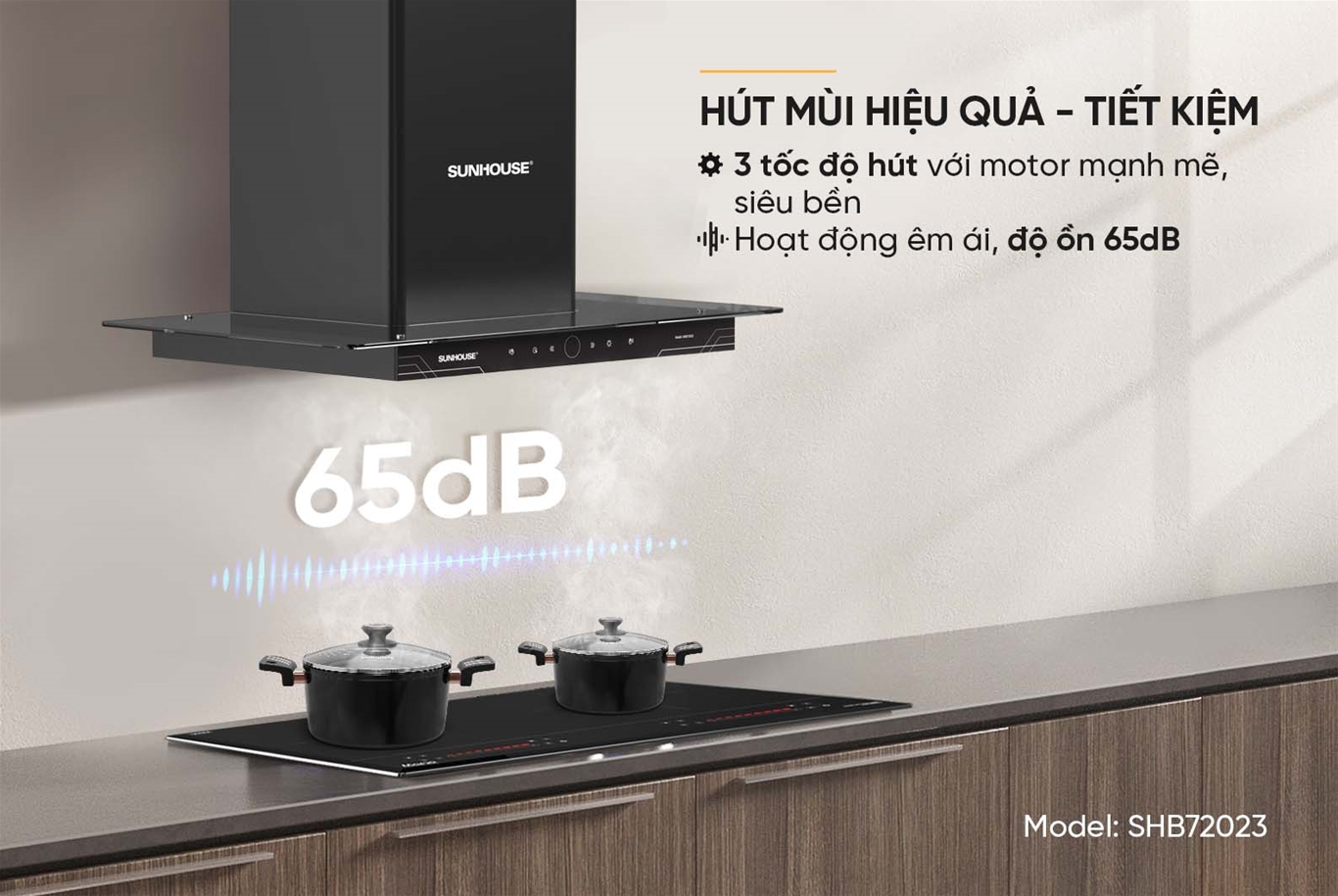 Máy hút mùi chữ T  