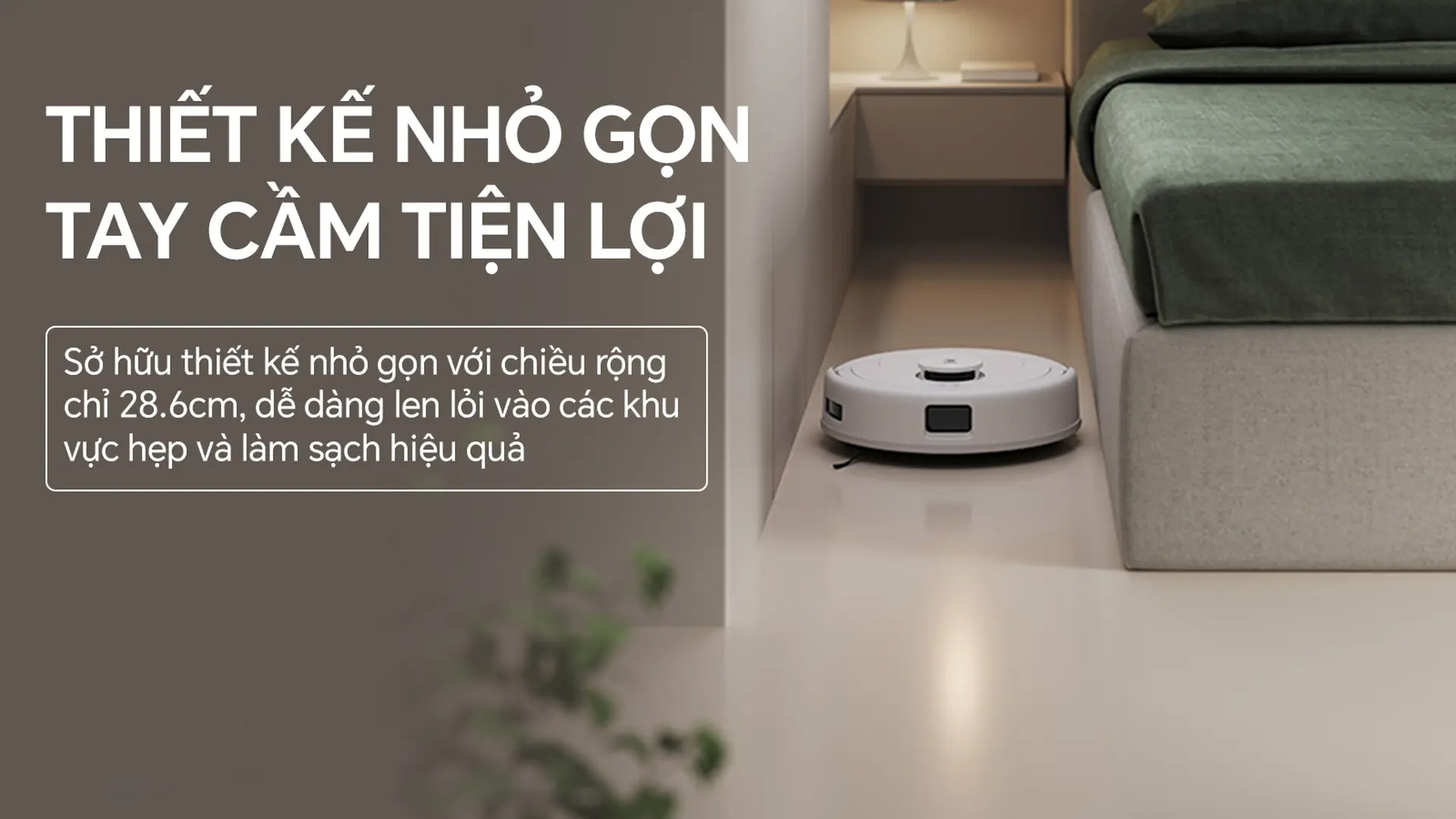 Robot hút bụi lau nhà Ecovacs Deebot Mini
