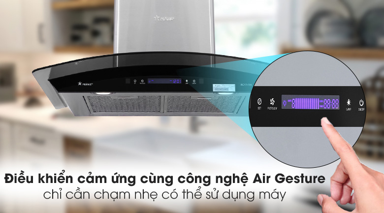 Máy hút mùi kính cong Pramie AC17-700 Air