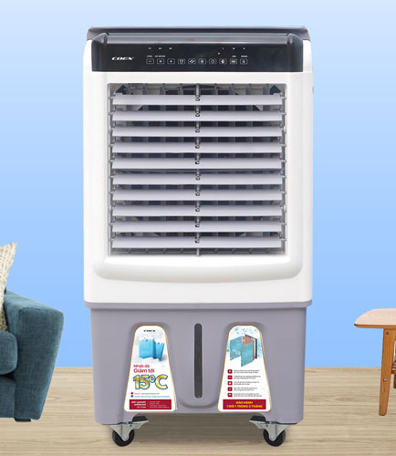 Máy làm mát Coex CA-7125A sở hữu thiết kế sang trọng với gam màu trang nhã