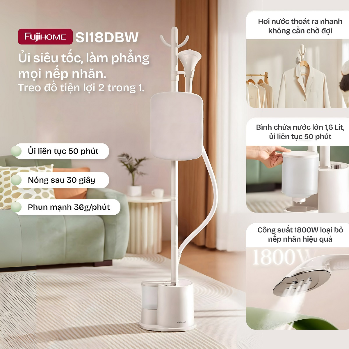 Bàn là Fujihome SI18DBW