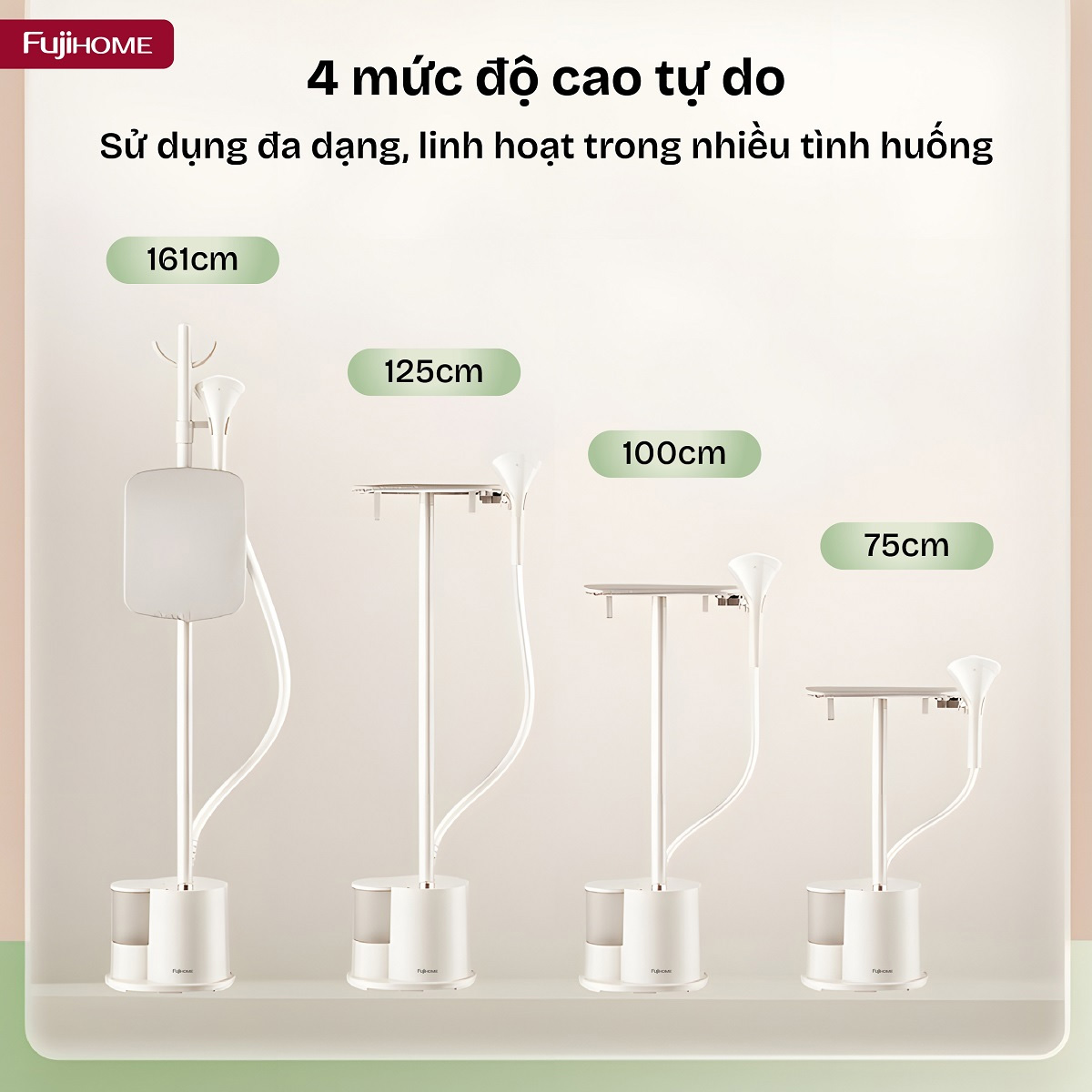 Bàn là cây hơi nước Fujihome