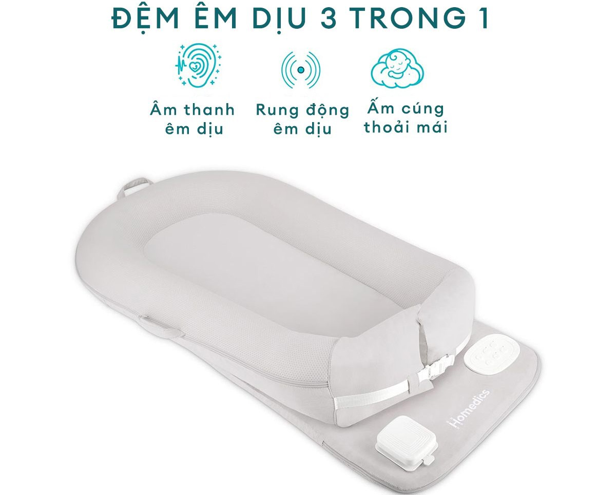 Đệm massage 3 trong 1 dành cho trẻ em HoMedics MYB-L100