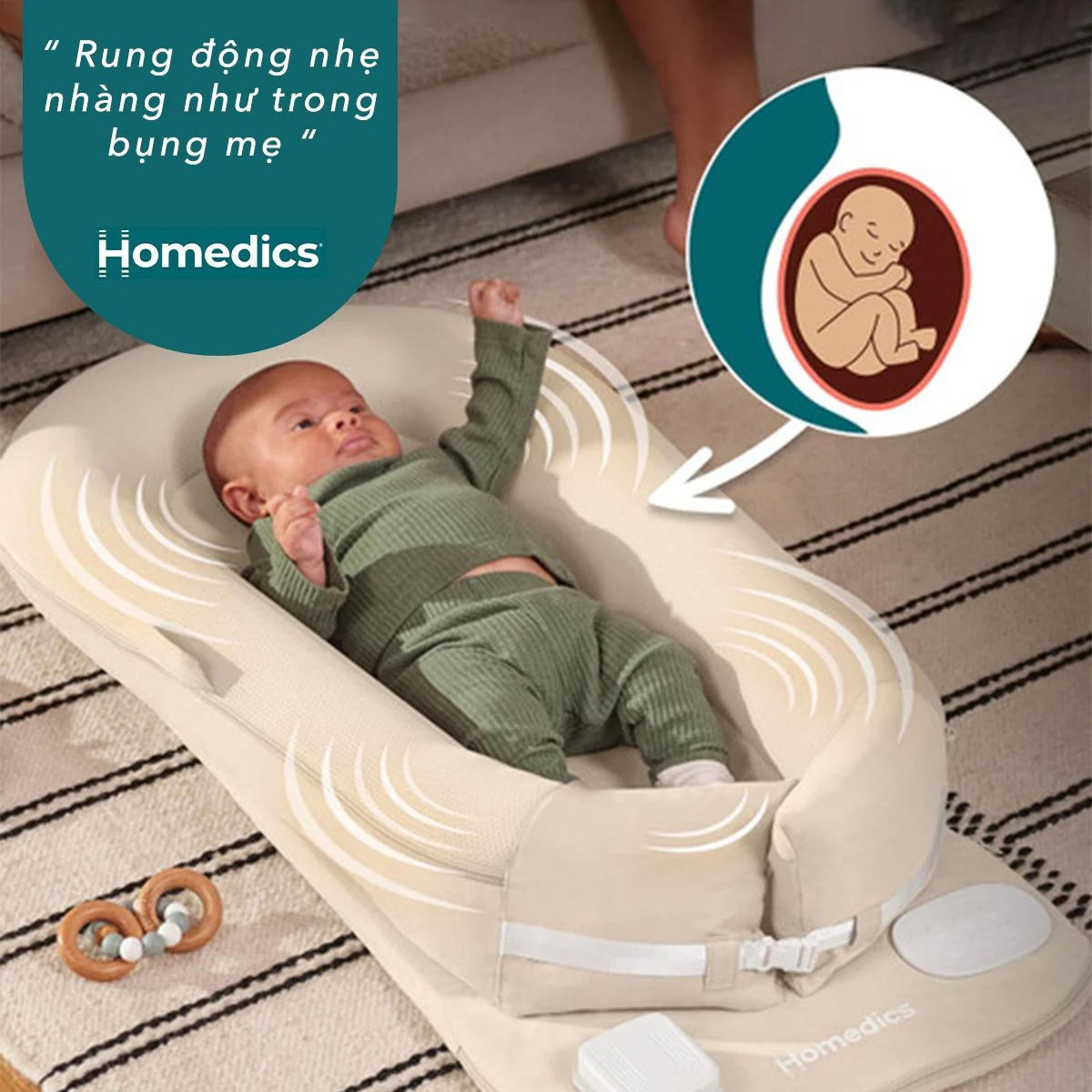 Đệm massage dành cho trẻ em HoMedics MYB-L100
