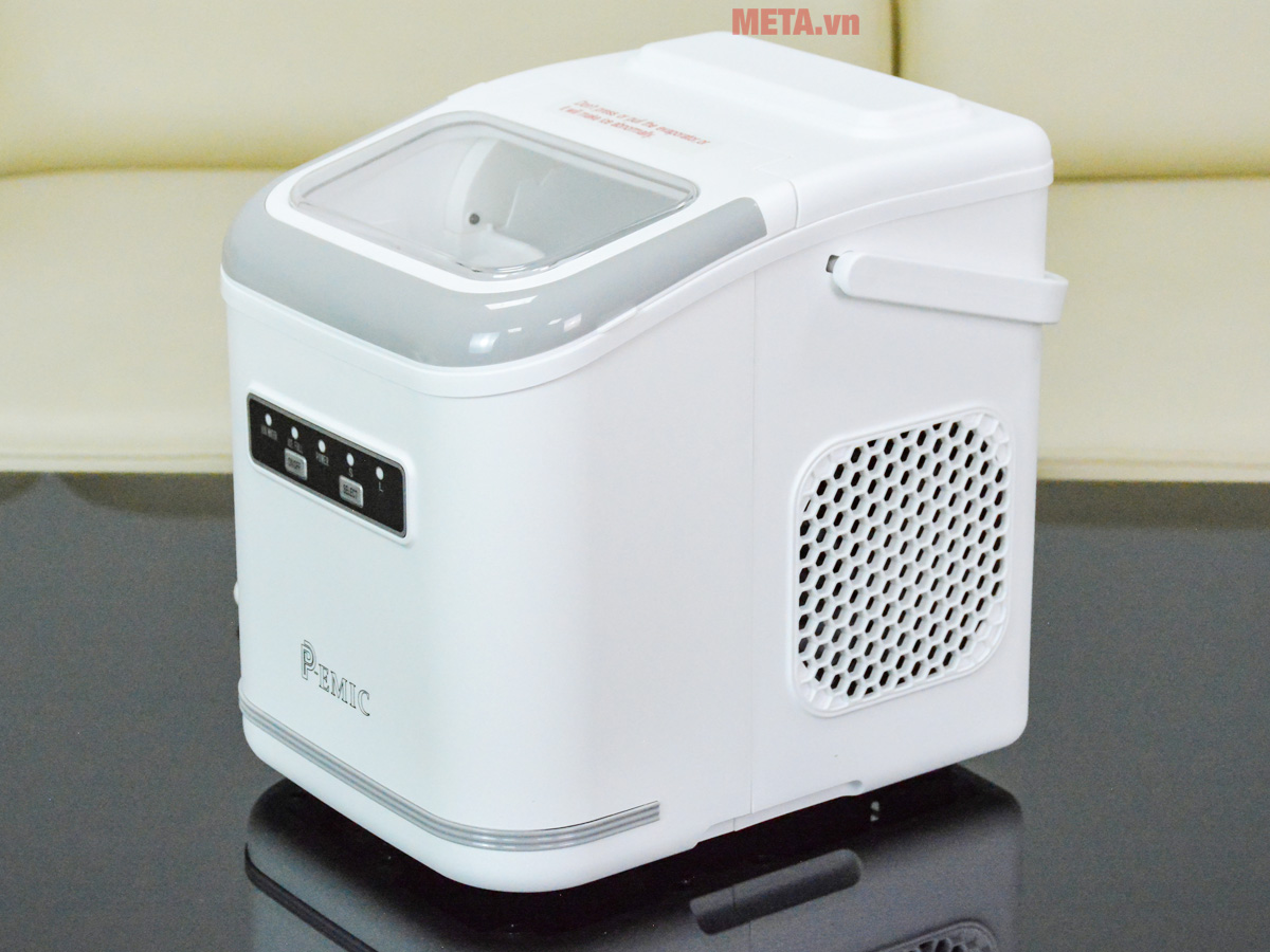 Máy làm đá mini P-Emic PK-12K nhỏ gọn, dễ mang theo