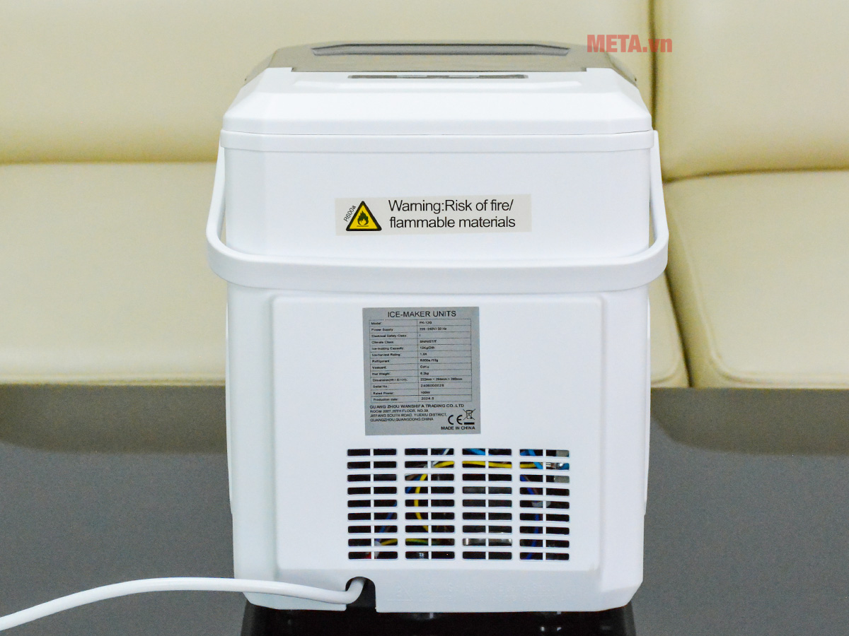 Máy làm đá P-Emic PK12 G chất liệu an toàn