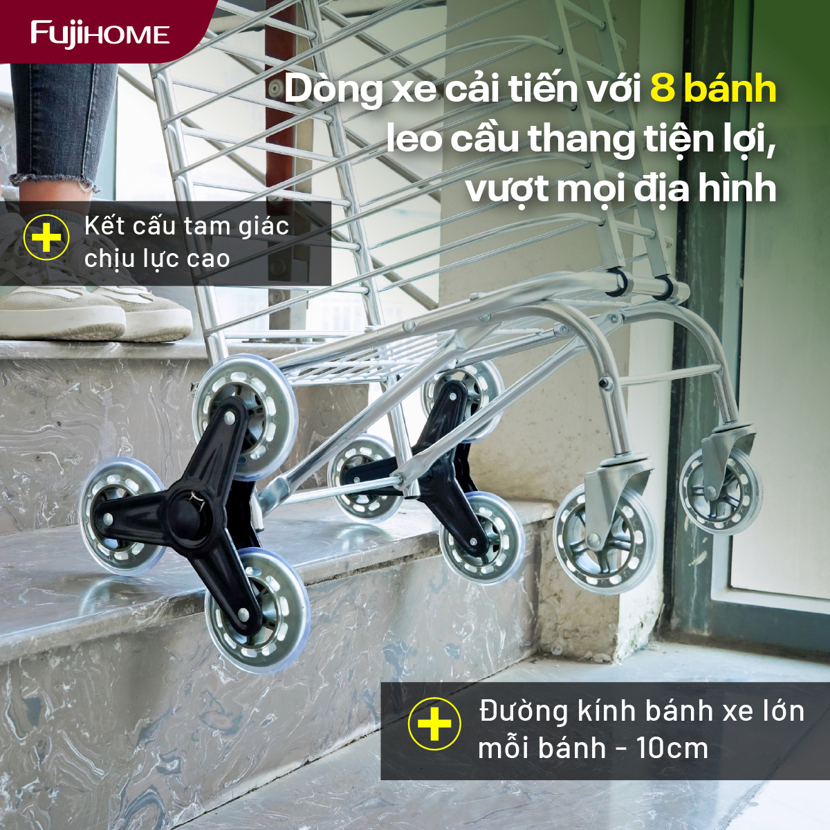 Xe đi chợ gấp gọn Fujihome SC-260NEW4