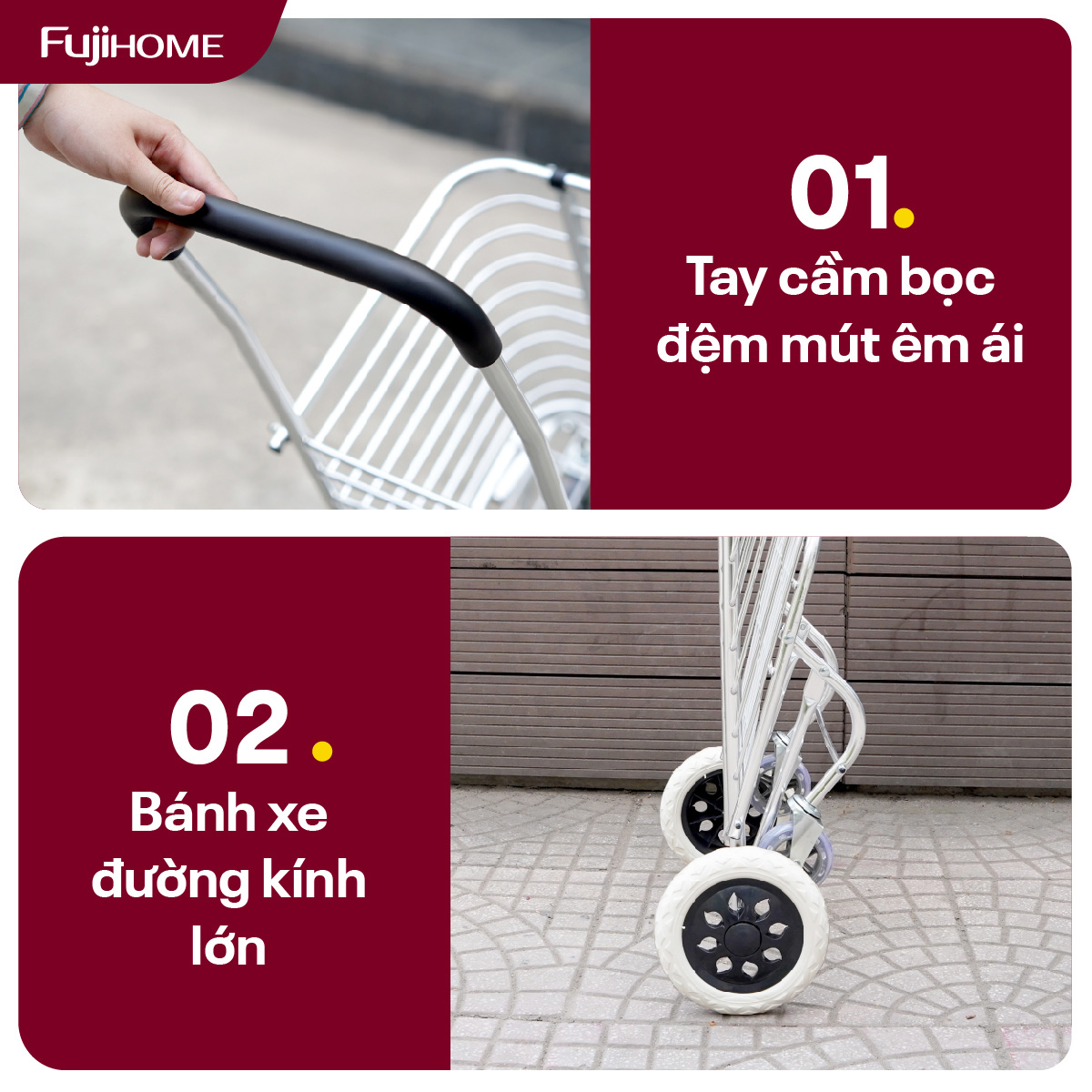 Xe kéo đi chợ Fujihome SC-250NEW4