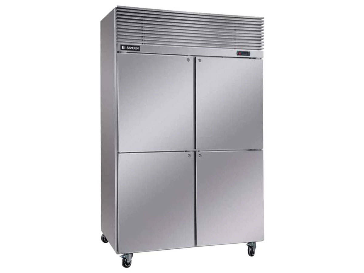 Tủ đông 4 cánh inox Sanden SRF-1233