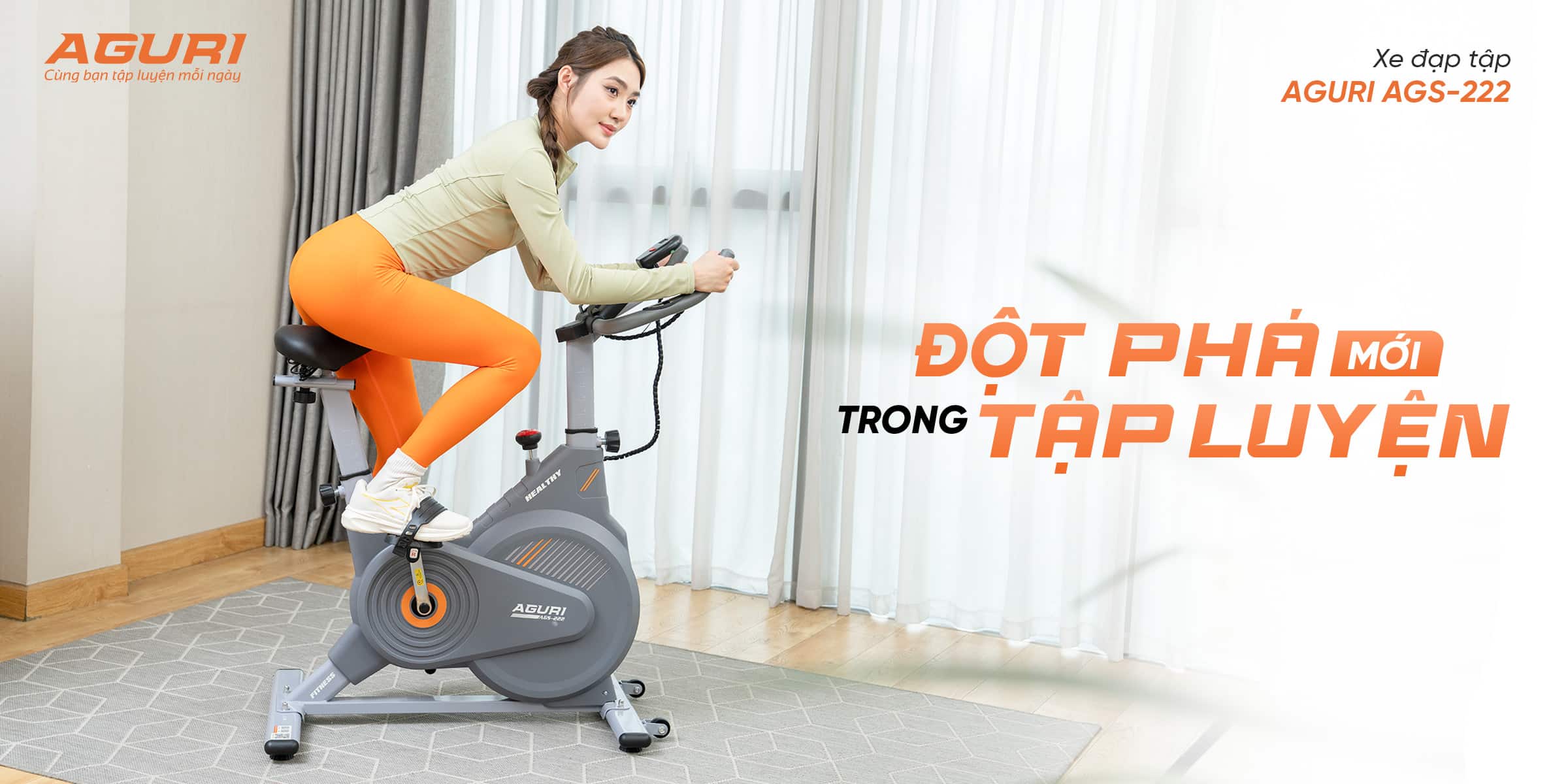 Xe đạp tập Aguri  